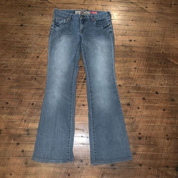 7 for All Mankind Great Wall of China distressed 27 jeans - Picture 1 of 4